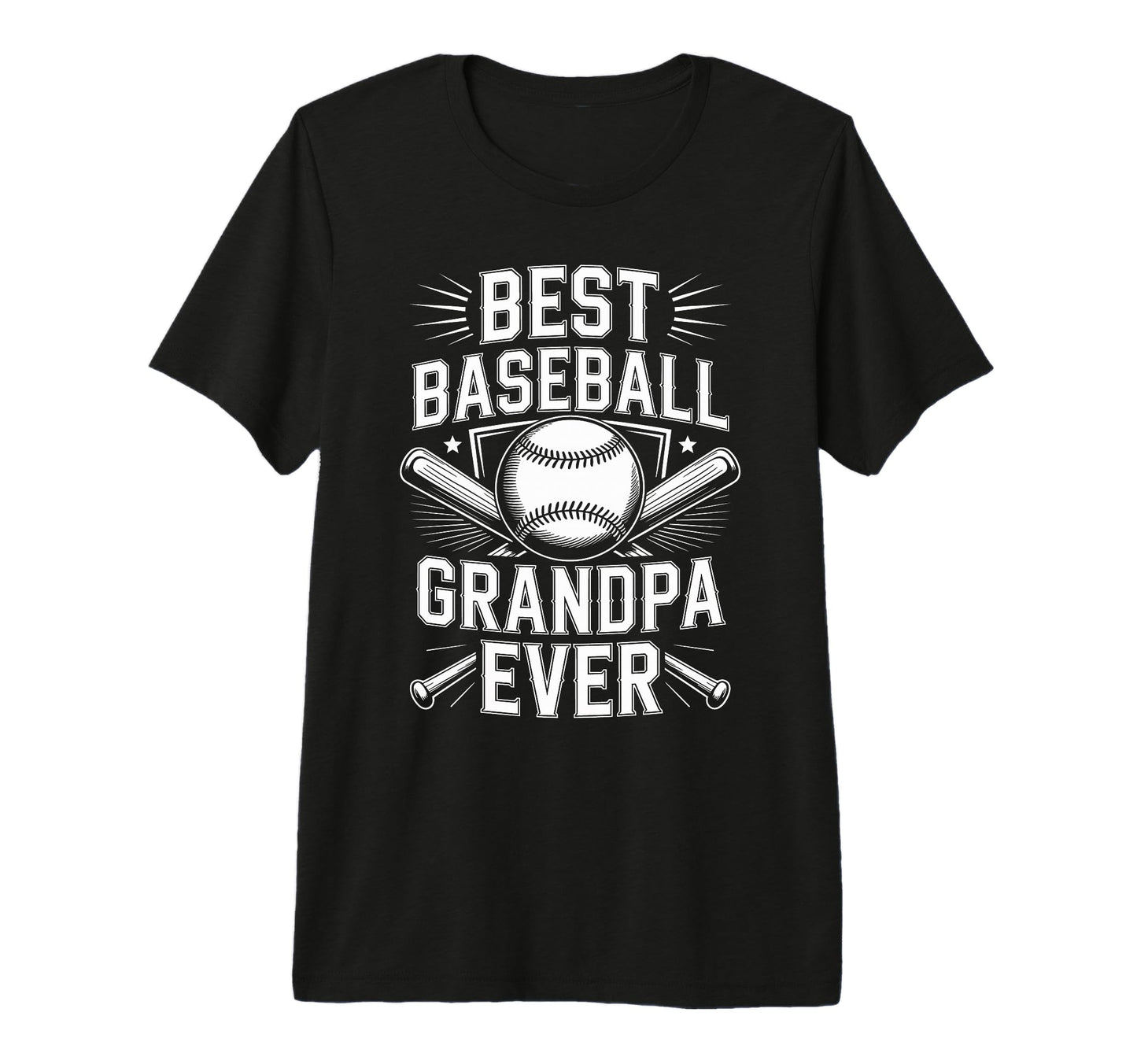 Best Baseball Grandpa Ever Tri Blend T-Shirt - Aesthetic Graphic Unisex - T-Shirt, Sweatshirt, Hoodie