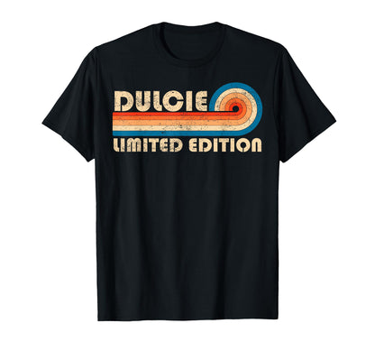 Dulcie 70S 80S Sunset Stripe T-Shirt - Fun Novelty Design for Adults - T-Shirt, Sweatshirt, Hoodie