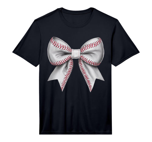 Coquette Bow Funny Baseball Lover Game Day T-Shirt - Trendy Graphic Unisex - T-Shirt, Sweatshirt, Hoodie