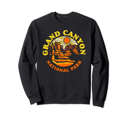 Grand Canyon National Park Arizona 80S Sweatshirt - Unique Graphic Unisex - T-Shirt, Sweatshirt, Hoodie