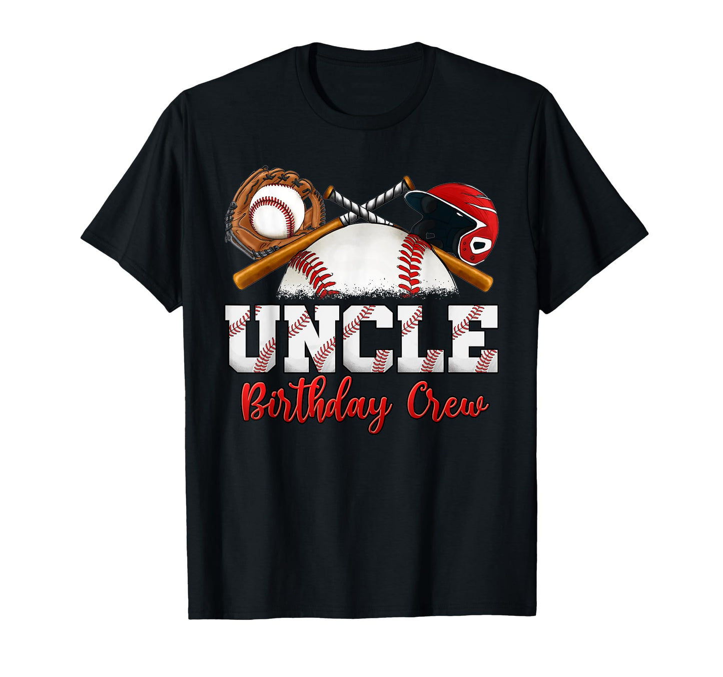 Baseball Birthday Party Sports Family T-Shirt - Minimalist Print Men Women - T-Shirt, Sweatshirt, Hoodie