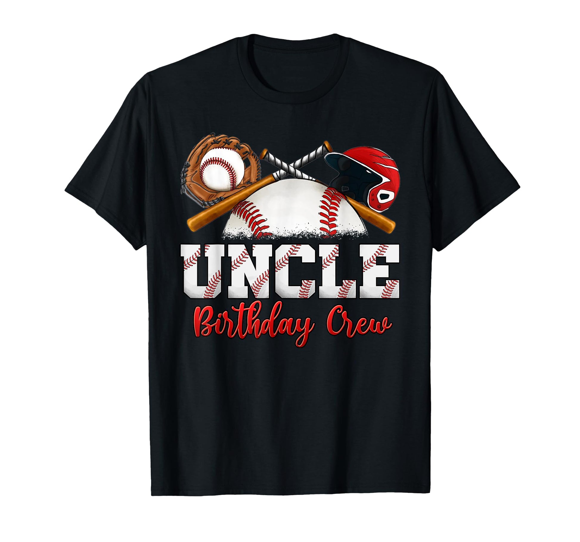 Baseball Birthday Party Sports Family T-Shirt - Minimalist Print Men Women - T-Shirt, Sweatshirt, Hoodie