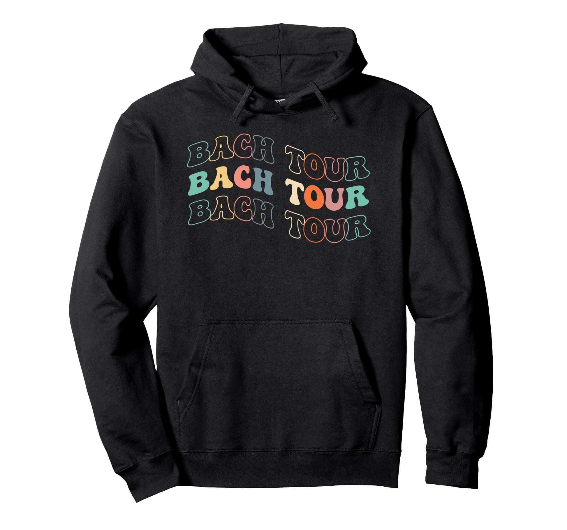 Groovy Boho Bach Tour Bridesmaid Hoodie - Fun Novelty Design for Adults - T-Shirt, Sweatshirt, Hoodie