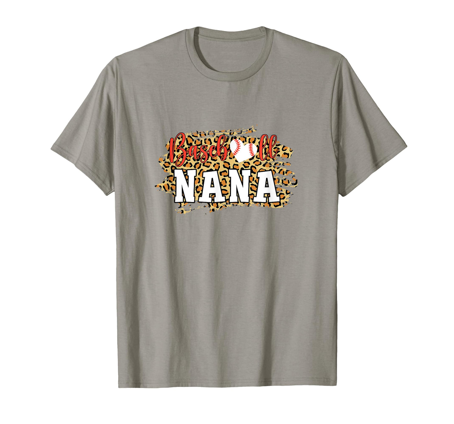 Baseball Nana Leopard Funny Softball T-Shirt - Fun Novelty Design Unisex - T-Shirt, Sweatshirt, Hoodie