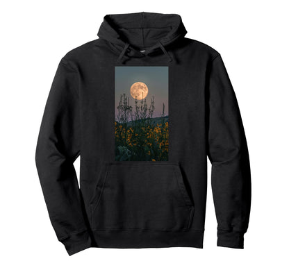 Romantic Boho Moon Moon Nature Night Hoodie - Unique Graphic for Adults - T-Shirt, Sweatshirt, Hoodie