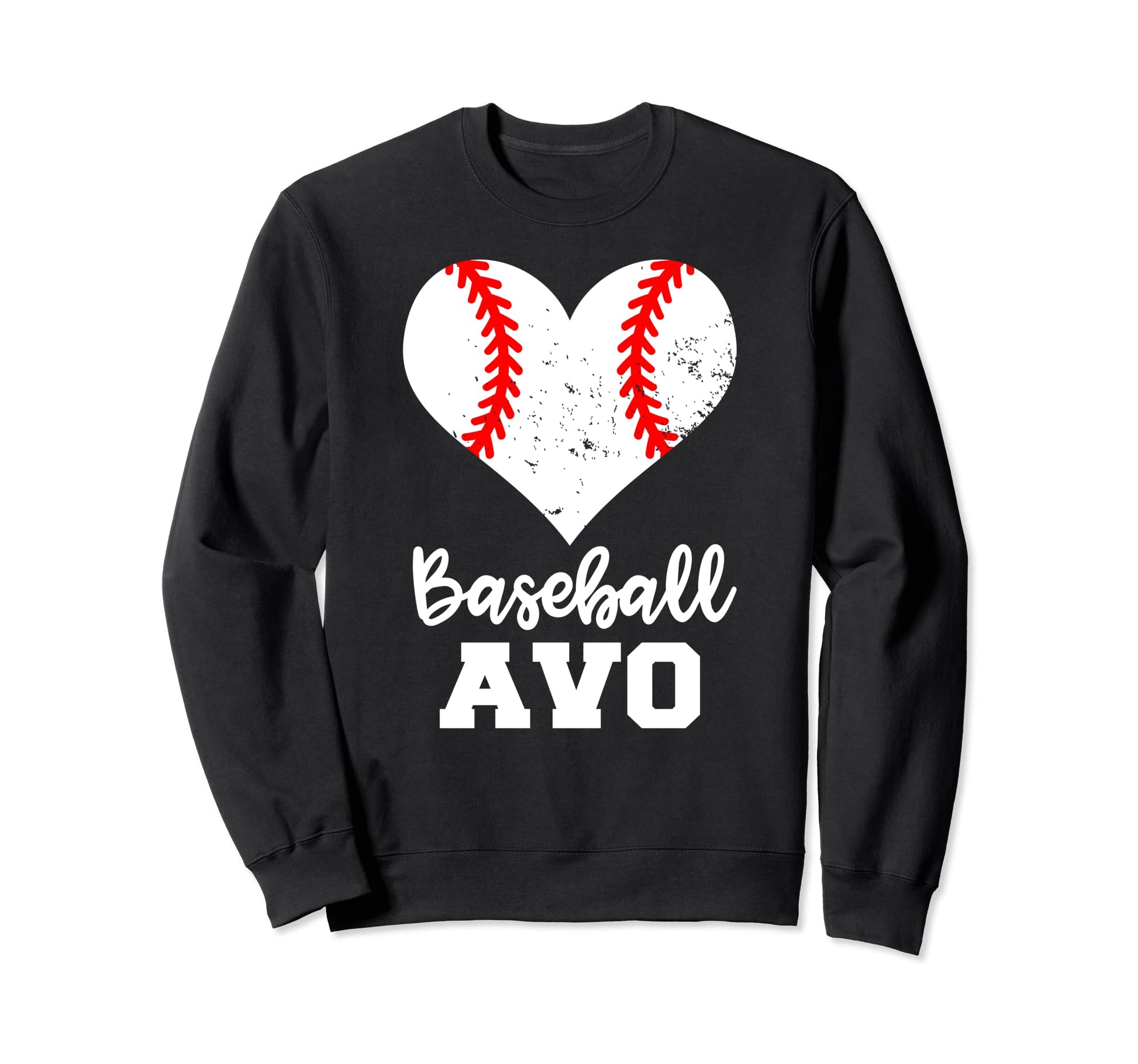 Baseball Avo Funny Baseball Heart Sweatshirt - Streetwear Style Men Women - T-Shirt, Sweatshirt, Hoodie