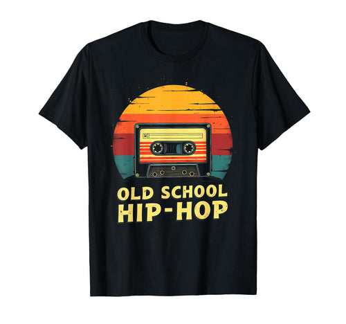 Old School Hiphop T-Shirt - Minimalist Print Men Women - T-Shirt, Sweatshirt, Hoodie