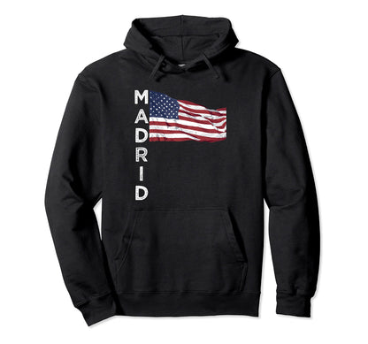 Madrid New Mexico Turquoise Trail Artsy Hoodie - Graphic Print Unisex - T-Shirt, Sweatshirt, Hoodie