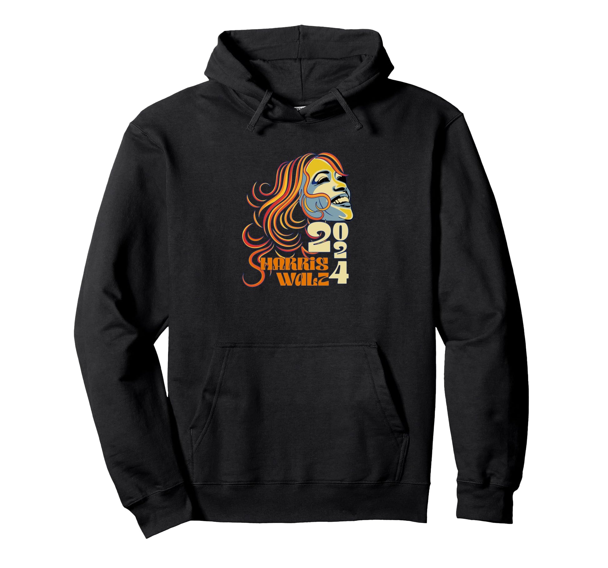 Kamala Harris Doug Walz 2024 President Hoodie - Unique Graphic for Adults - T-Shirt, Sweatshirt, Hoodie