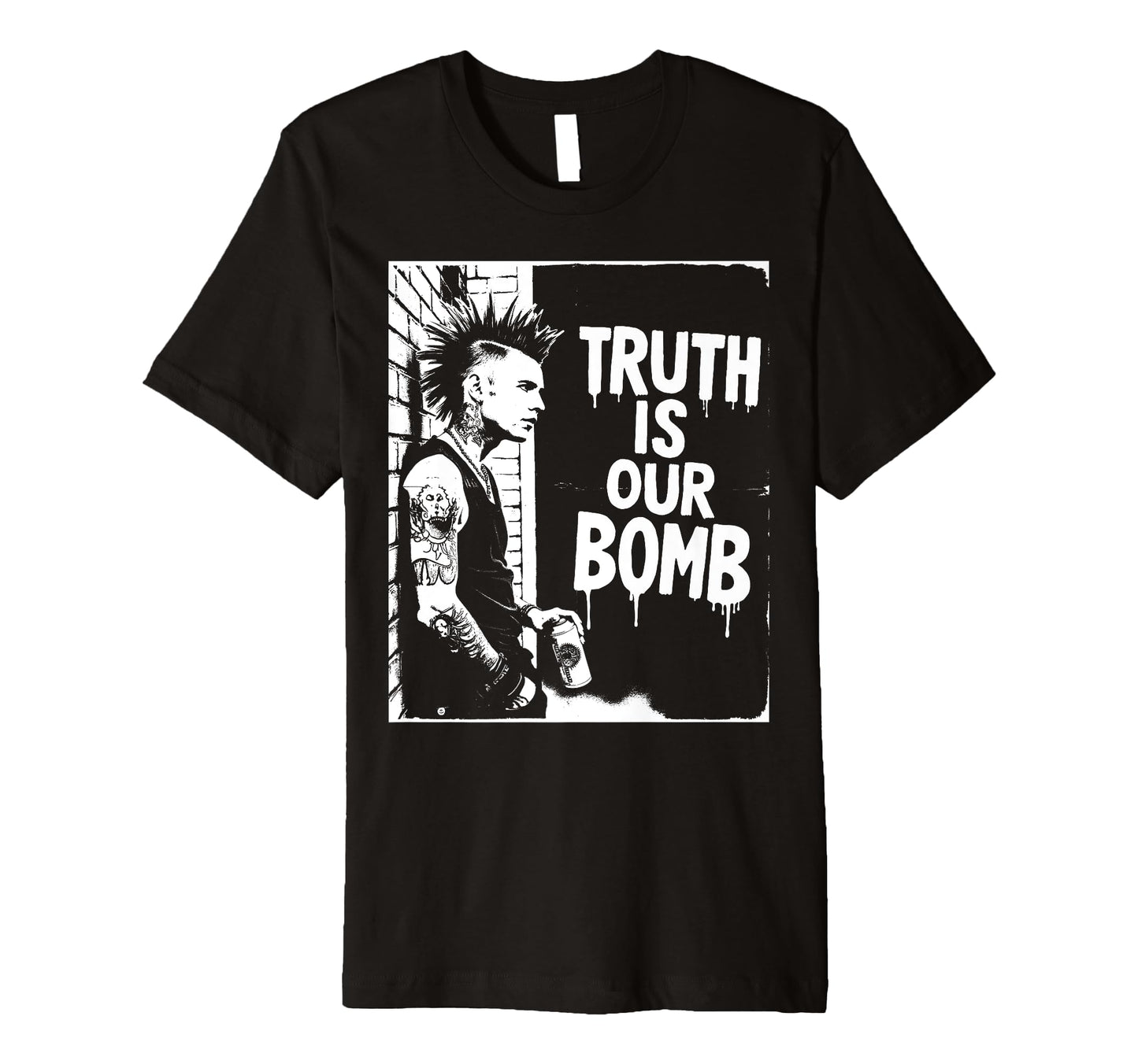 Punk Rock 90S Grunge Distressed Street T-Shirt - Streetwear Style Unisex - T-Shirt, Sweatshirt, Hoodie