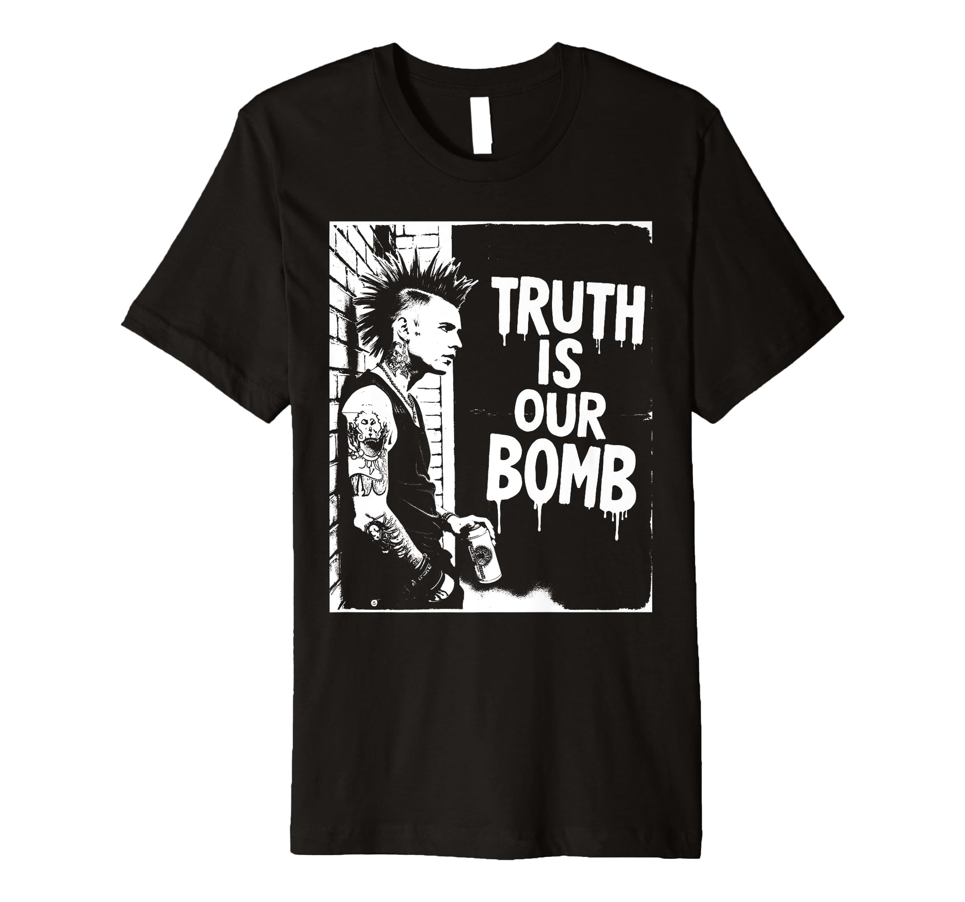 Punk Rock 90S Grunge Distressed Street T-Shirt - Streetwear Style Unisex - T-Shirt, Sweatshirt, Hoodie