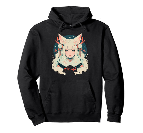 Goth Grunge Demon Anime Waifu Horror Hoodie - Fun Novelty Design Men Women - T-Shirt, Sweatshirt, Hoodie