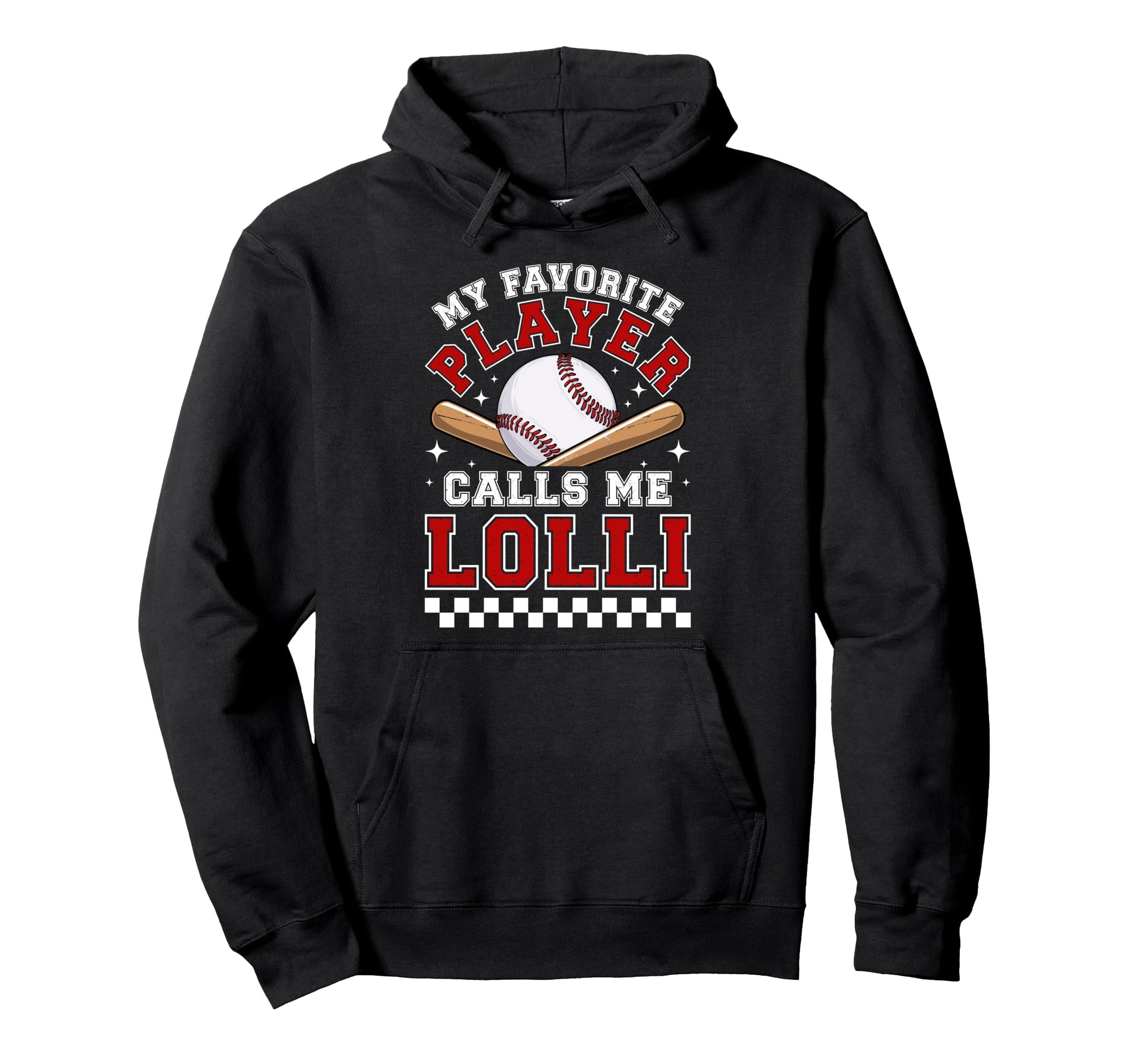 Proud Baseball Lolli Baseball Player Lolli Hoodie - Unique Graphic Unisex - T-Shirt, Sweatshirt, Hoodie