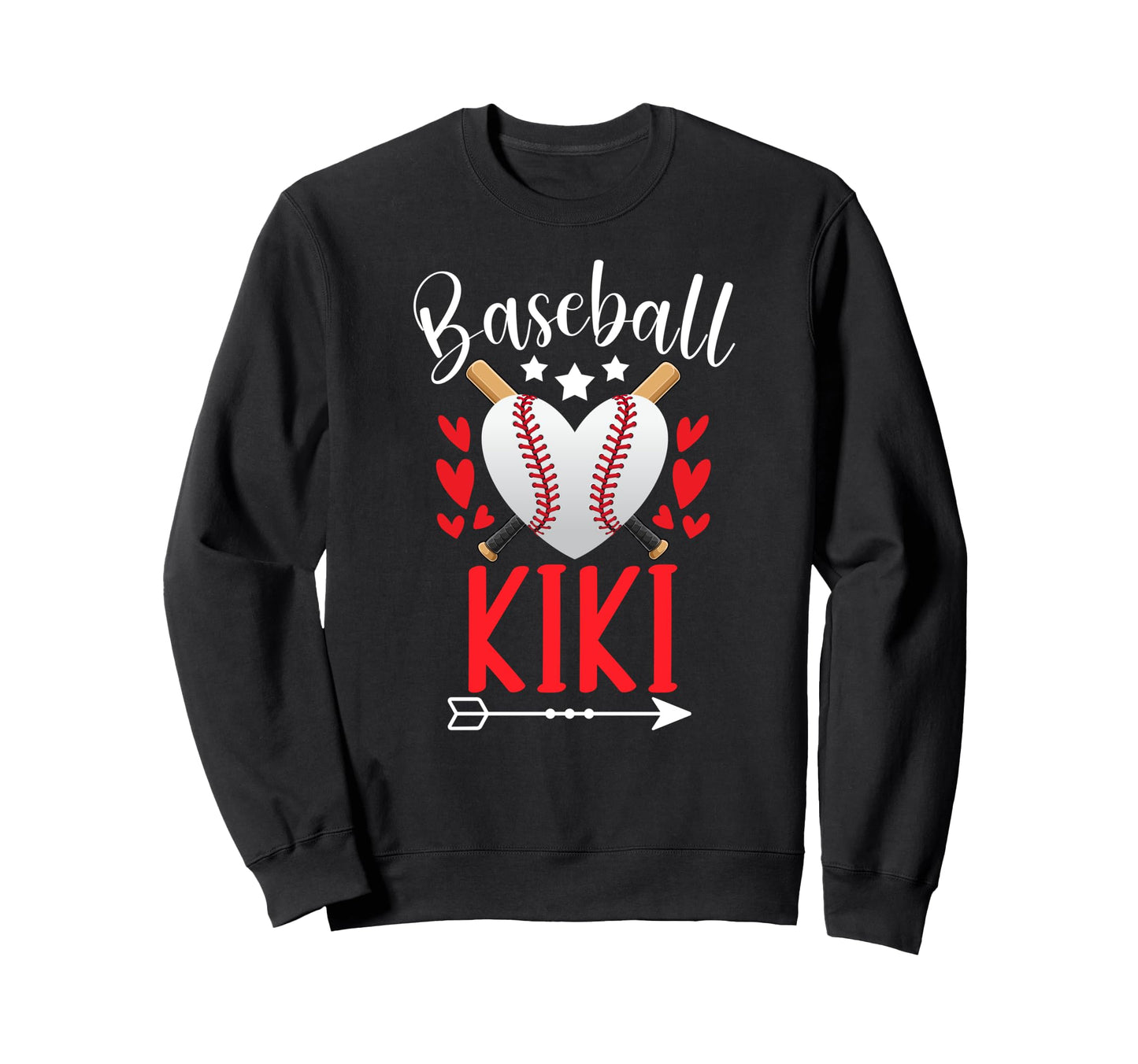 Baseball Kiki Grandma Kiki Baseball Sweatshirt - Graphic Print Men Women - T-Shirt, Sweatshirt, Hoodie