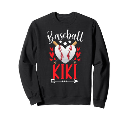 Baseball Kiki Grandma Kiki Baseball Sweatshirt - Graphic Print Men Women - T-Shirt, Sweatshirt, Hoodie