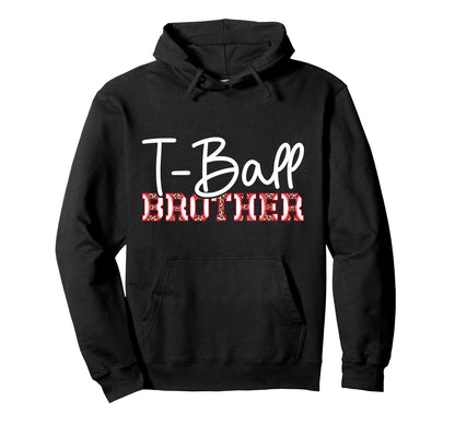 T Ball Brother Leopard Baseball T Hoodie - Custom Art Print for Adults - T-Shirt, Sweatshirt, Hoodie