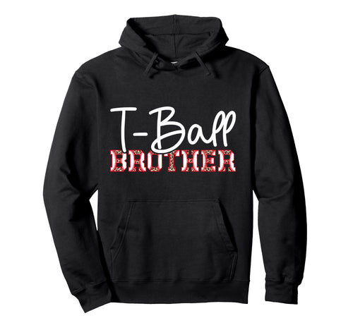 T Ball Brother Leopard Baseball T Hoodie - Custom Art Print for Adults - T-Shirt, Sweatshirt, Hoodie