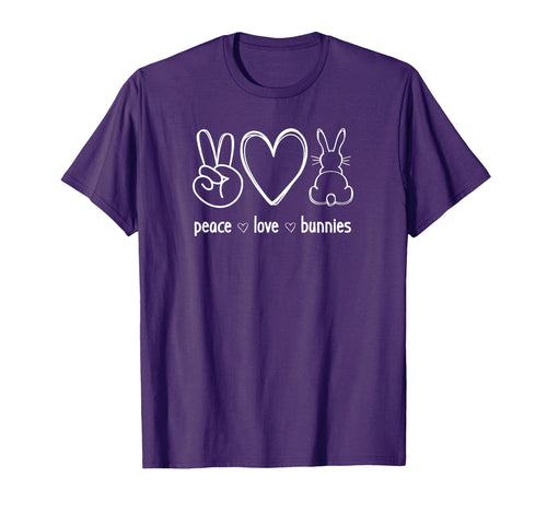 Peace Love Bunnies Funny Jokes T-Shirt - Custom Art Print for Adults - T-Shirt, Sweatshirt, Hoodie