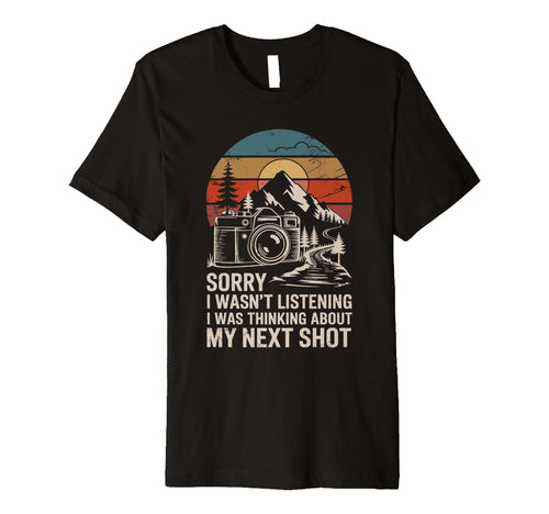 Photography Camera Photographer Art T-Shirt - Minimalist Print Unisex - T-Shirt, Sweatshirt, Hoodie