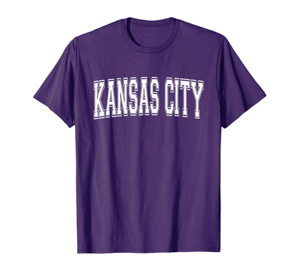 Kansas City Ks Kansas Usa Sports T-Shirt - Casual Everyday Wear Men Women - T-Shirt, Sweatshirt, Hoodie