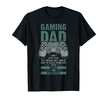 Gaming Dad Father Son Fathers Day T-Shirt - Unique Graphic for Adults - T-Shirt, Sweatshirt, Hoodie