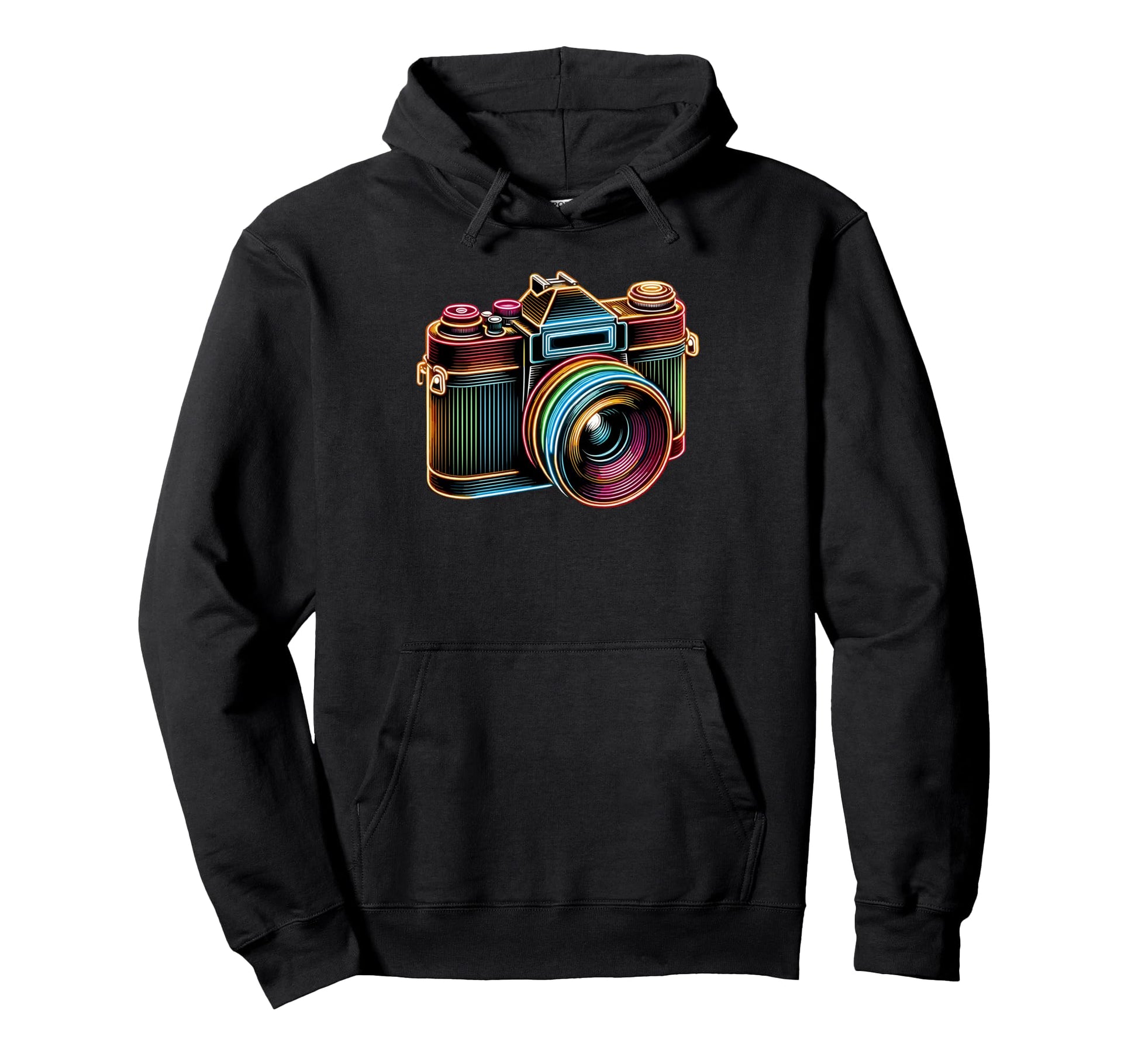 Camera Photographer Photography Hoodie - Graphic Print for Adults - T-Shirt, Sweatshirt, Hoodie