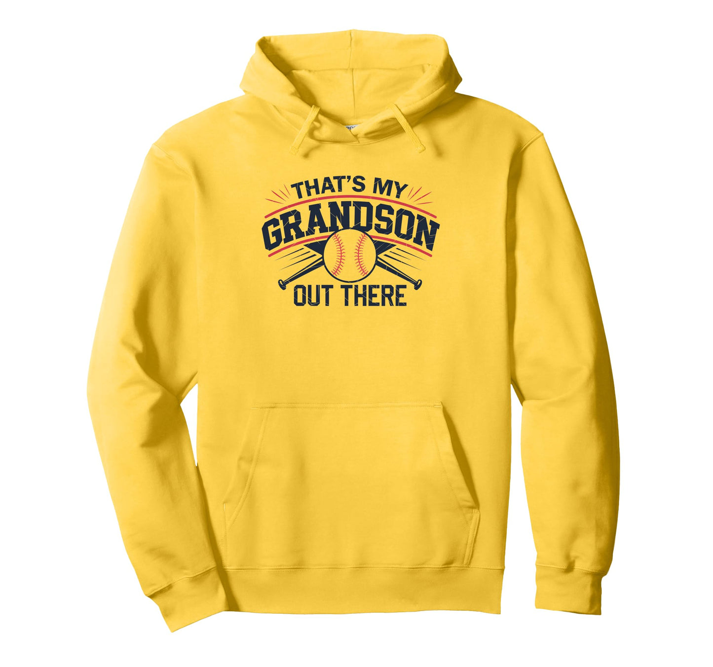 Thats My Grandson Out There Baseball Hoodie - Unique Graphic Men Women - T-Shirt, Sweatshirt, Hoodie