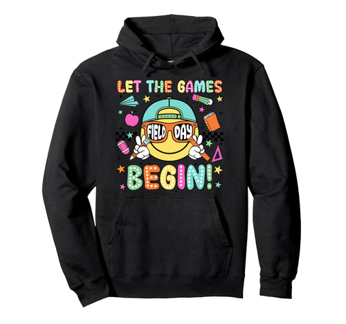 Field Day Let Games Begin School Hoodie - Custom Art Print for Adults - T-Shirt, Sweatshirt, Hoodie