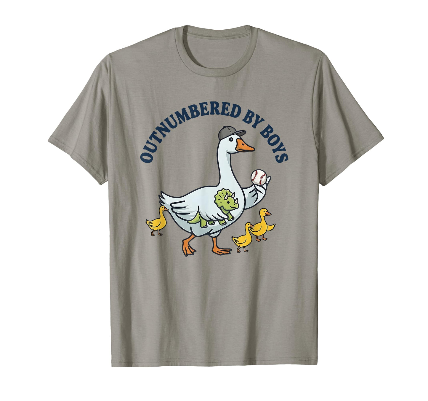 Outnumbered Goose Funny Mom Life T-Shirt - Trendy Graphic for Adults - T-Shirt, Sweatshirt, Hoodie