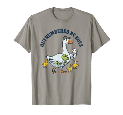 Outnumbered Goose Funny Mom Life T-Shirt - Trendy Graphic for Adults - T-Shirt, Sweatshirt, Hoodie