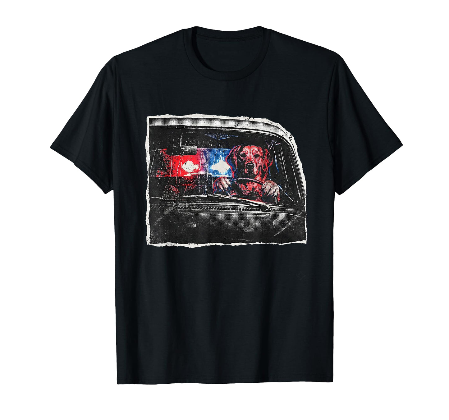 Humorous Golden Retriever Driving T-Shirt - Fun Novelty Design for Adults - T-Shirt, Sweatshirt, Hoodie