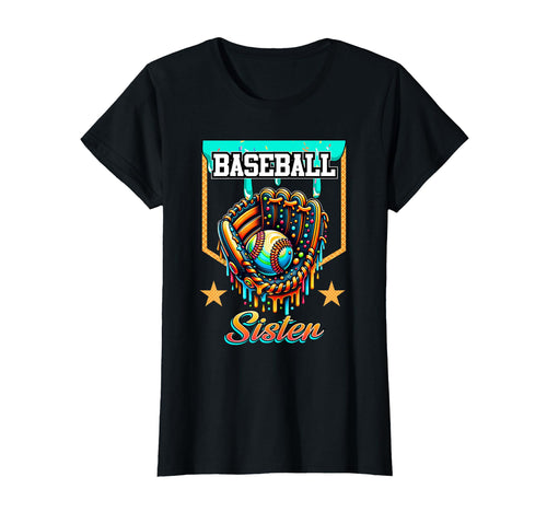 Baseball Drip Baseball Sister Ice Cream T-Shirt - Aesthetic Graphic Unisex - T-Shirt, Sweatshirt, Hoodie