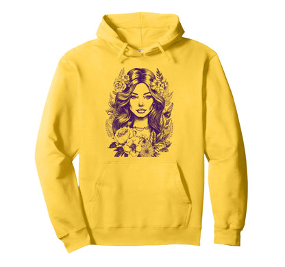 Bohemian Boho Flower Hoodie - Fun Novelty Design Unisex - T-Shirt, Sweatshirt, Hoodie