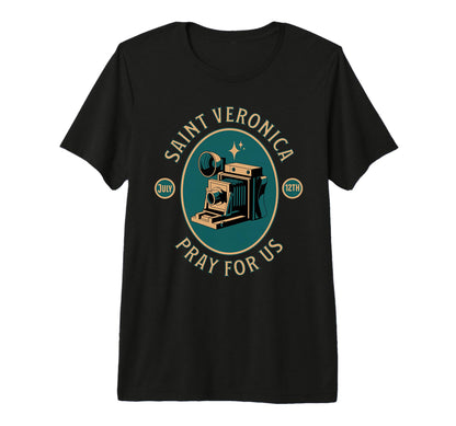 St Veronica Patron Saint T-Shirt - Casual Everyday Wear for Adults - T-Shirt, Sweatshirt, Hoodie