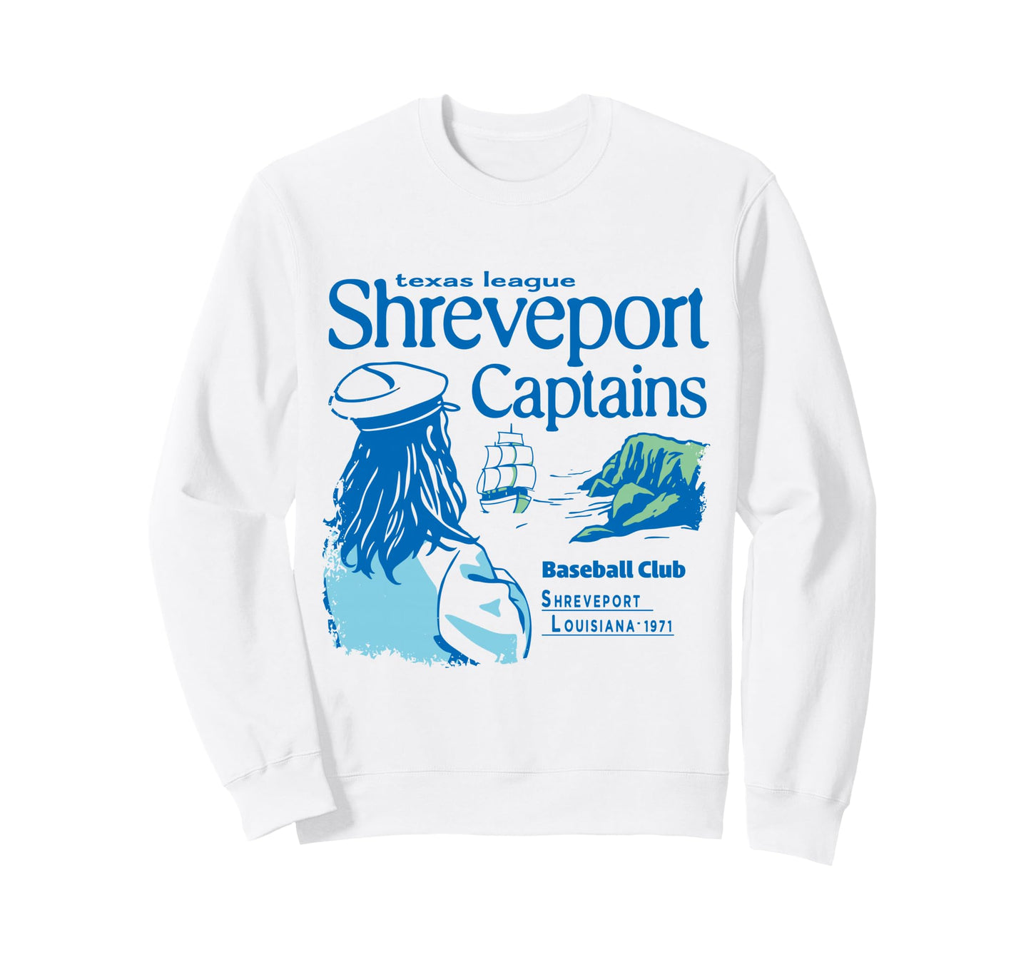 Shreveport Captains Baseball Team Sweatshirt - Aesthetic Graphic Unisex - T-Shirt, Sweatshirt, Hoodie