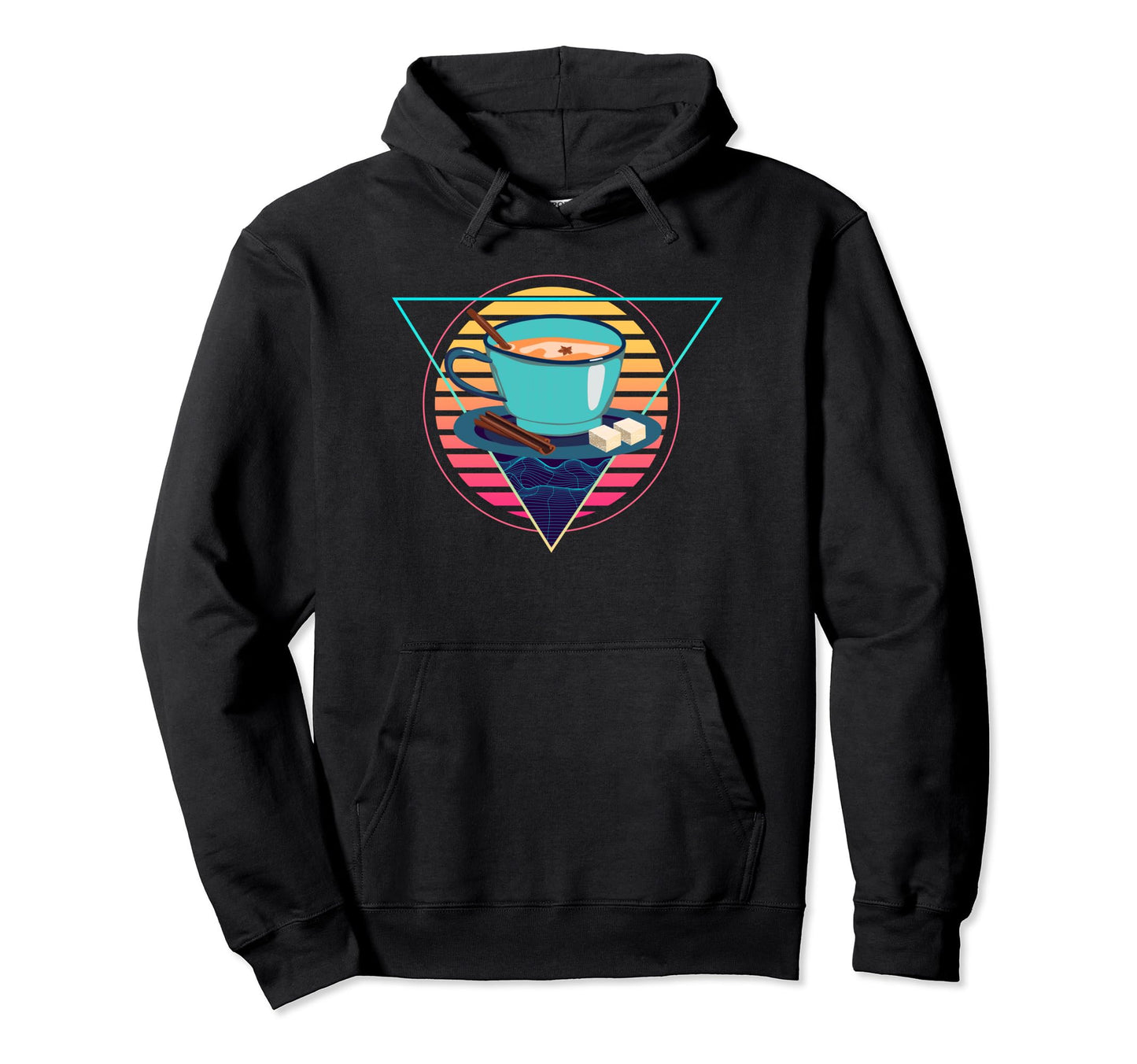 Chai Futuristic Synthwave Vaporwave Hoodie - Trendy Graphic for Adults - T-Shirt, Sweatshirt, Hoodie