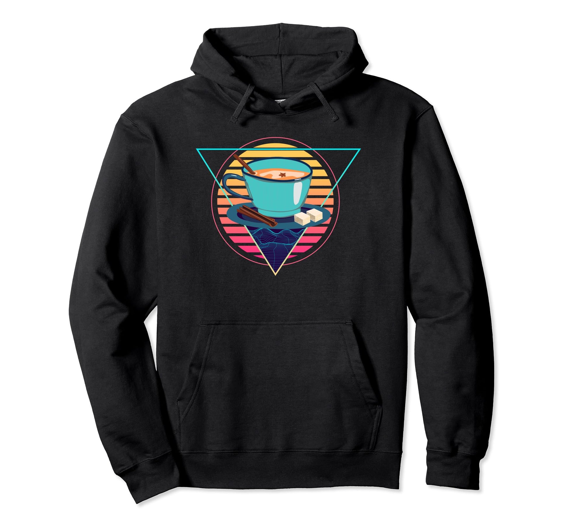 Chai Futuristic Synthwave Vaporwave Hoodie - Trendy Graphic for Adults - T-Shirt, Sweatshirt, Hoodie