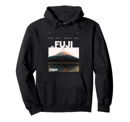 Japanese Fuji Yama 80S 90S Tokyo Hoodie - Casual Everyday Wear Unisex - T-Shirt, Sweatshirt, Hoodie
