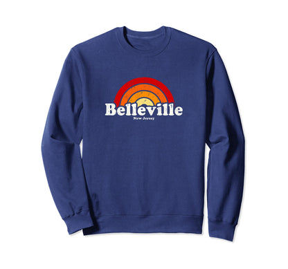 Belleville New Jersey Nj 70S Sweatshirt - Fun Novelty Design Men Women - T-Shirt, Sweatshirt, Hoodie
