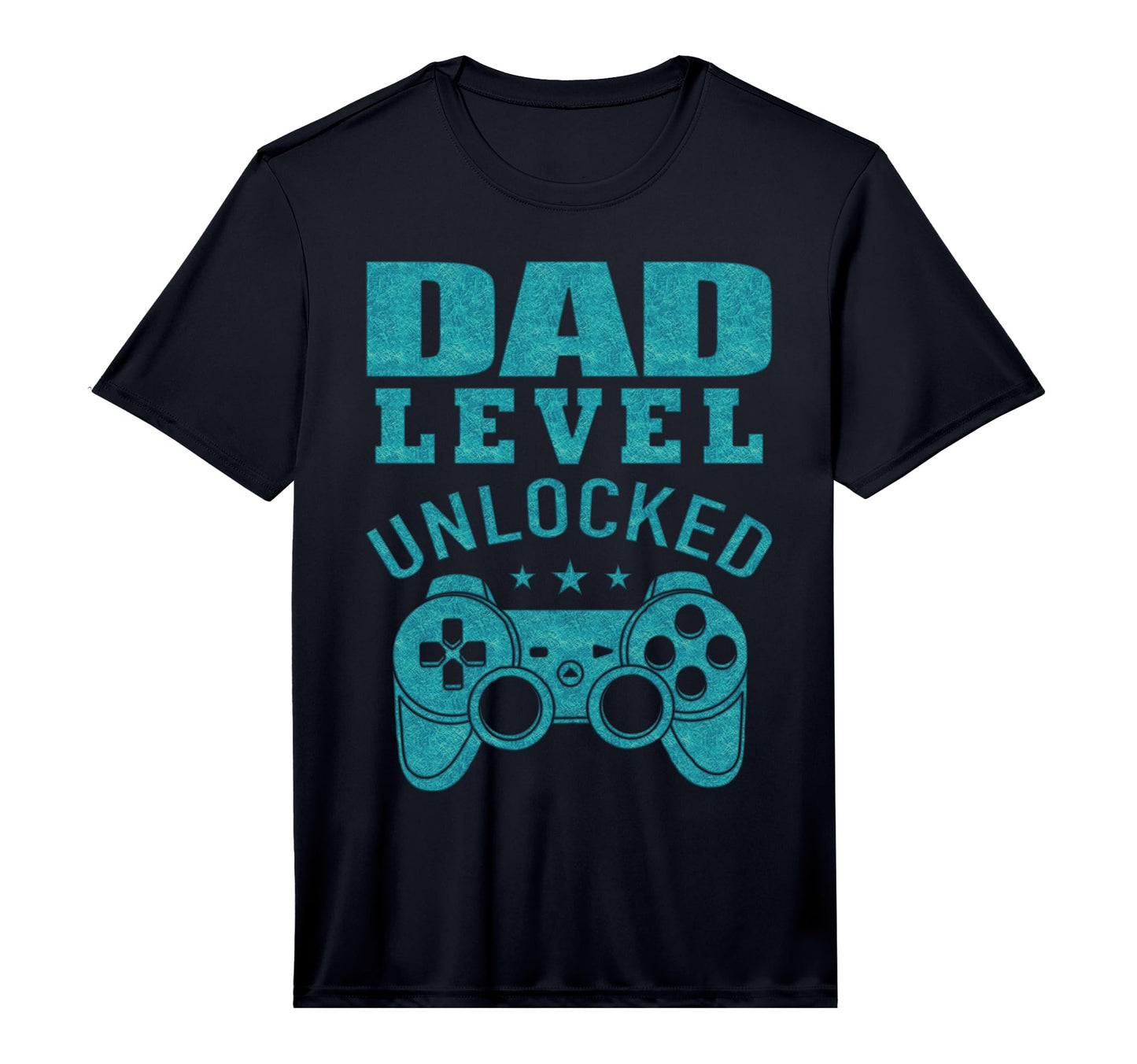Mens Funny New Dad Dad Level Unlocked T-Shirt - Custom Art Print Unisex - T-Shirt, Sweatshirt, Hoodie