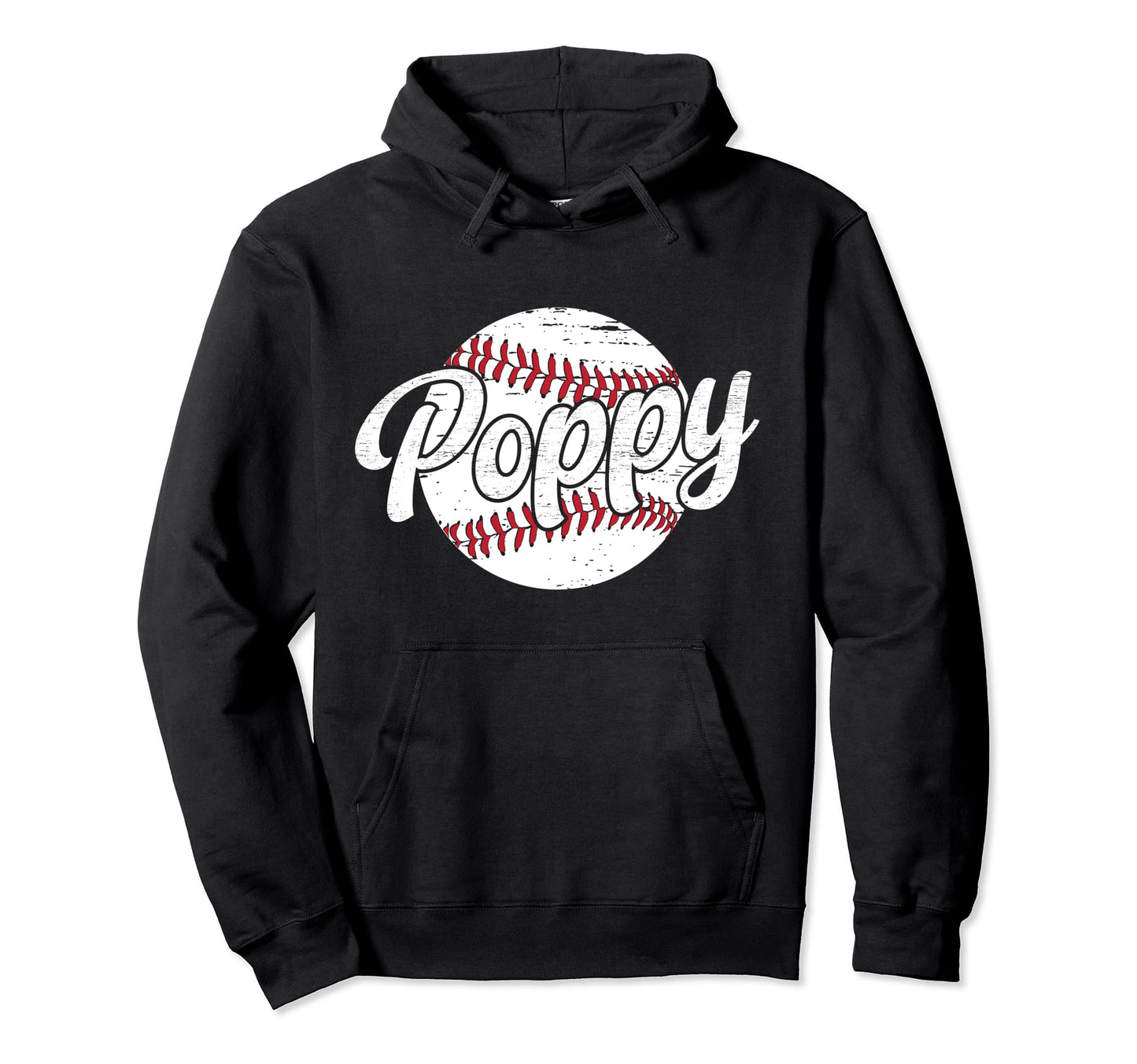 Poppy Proud Baseball Poppy Baseball Player Hoodie - Trendy Graphic Unisex - T-Shirt, Sweatshirt, Hoodie