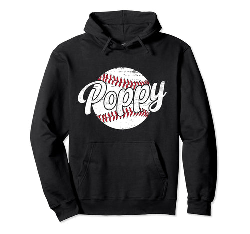 Poppy Proud Baseball Poppy Baseball Player Hoodie - Trendy Graphic Unisex - T-Shirt, Sweatshirt, Hoodie