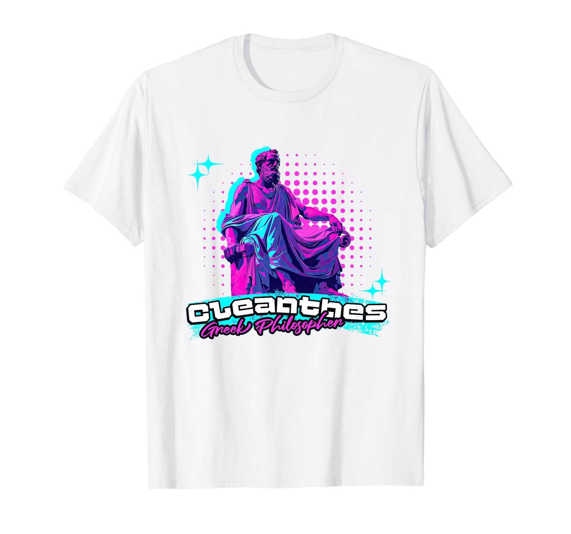 Chrysippus Stoicism Vaporwave T-Shirt - Fun Novelty Design Men Women - T-Shirt, Sweatshirt, Hoodie