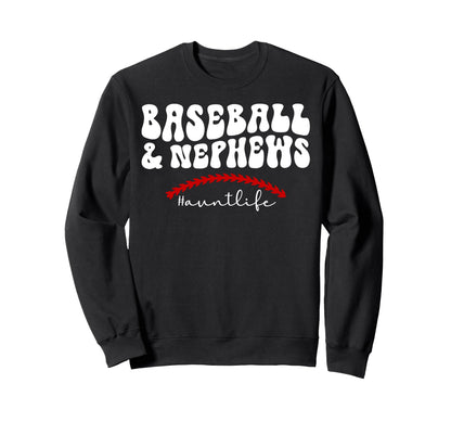 Baseball Aunt Life Aunt Baseball Sweatshirt - Fun Novelty Design Men Women - T-Shirt, Sweatshirt, Hoodie