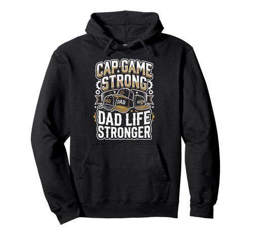 Cap Collector Dad Cap Lover Daddy Hoodie - Aesthetic Graphic for Adults - T-Shirt, Sweatshirt, Hoodie