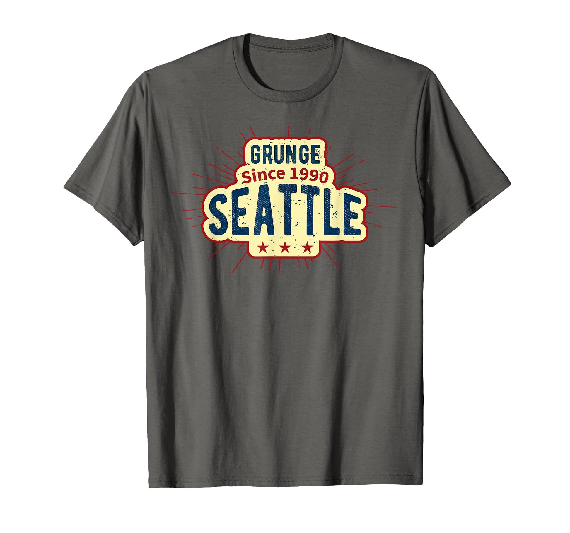 90S Grunge Seattle Present T-Shirt - Aesthetic Graphic Men Women - T-Shirt, Sweatshirt, Hoodie