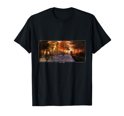 Anime Train Station Vaporwave T-Shirt - Streetwear Style Men Women - T-Shirt, Sweatshirt, Hoodie