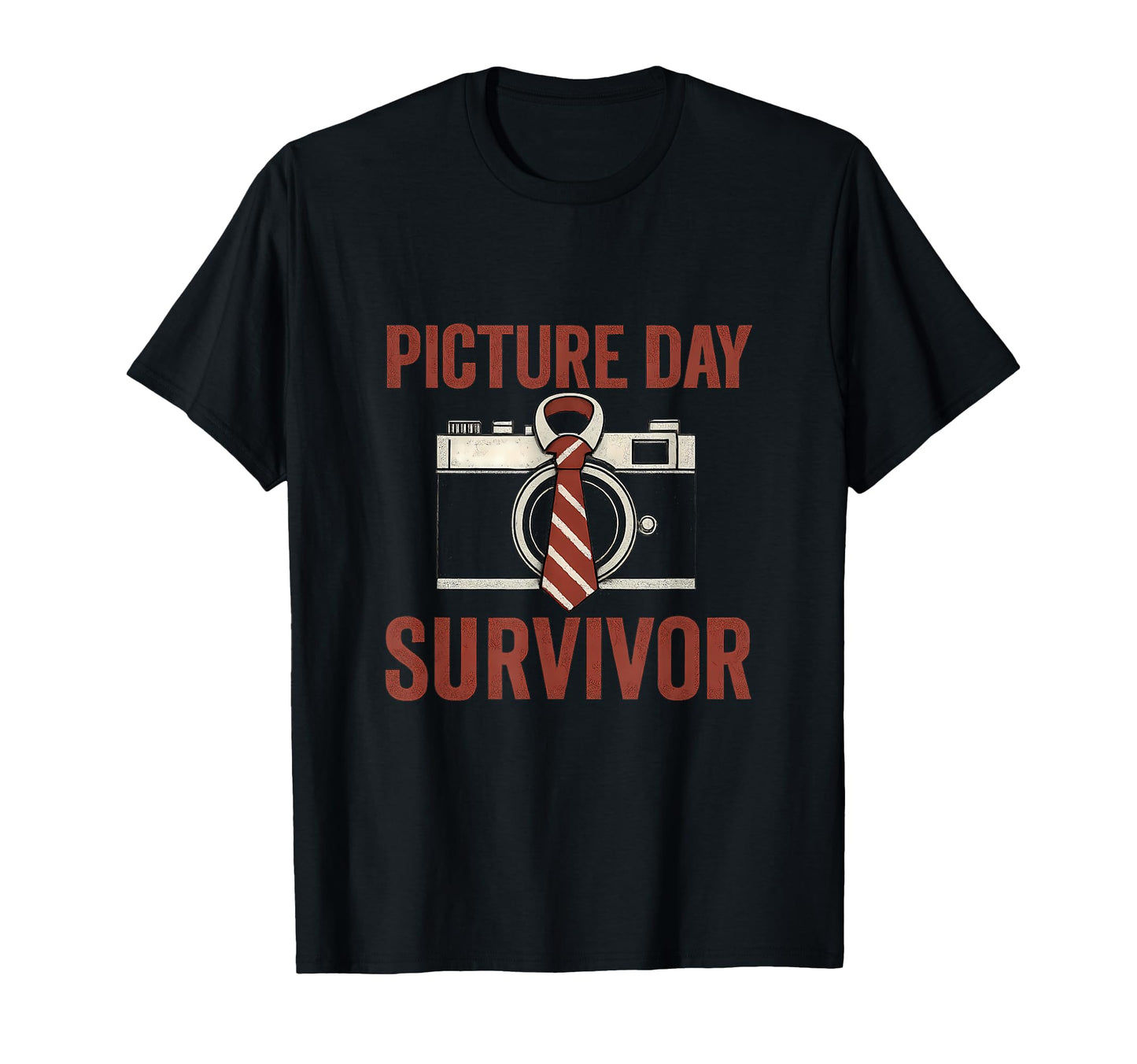 Picture Day Survivor Camera T-Shirt - Unique Graphic for Adults - T-Shirt, Sweatshirt, Hoodie