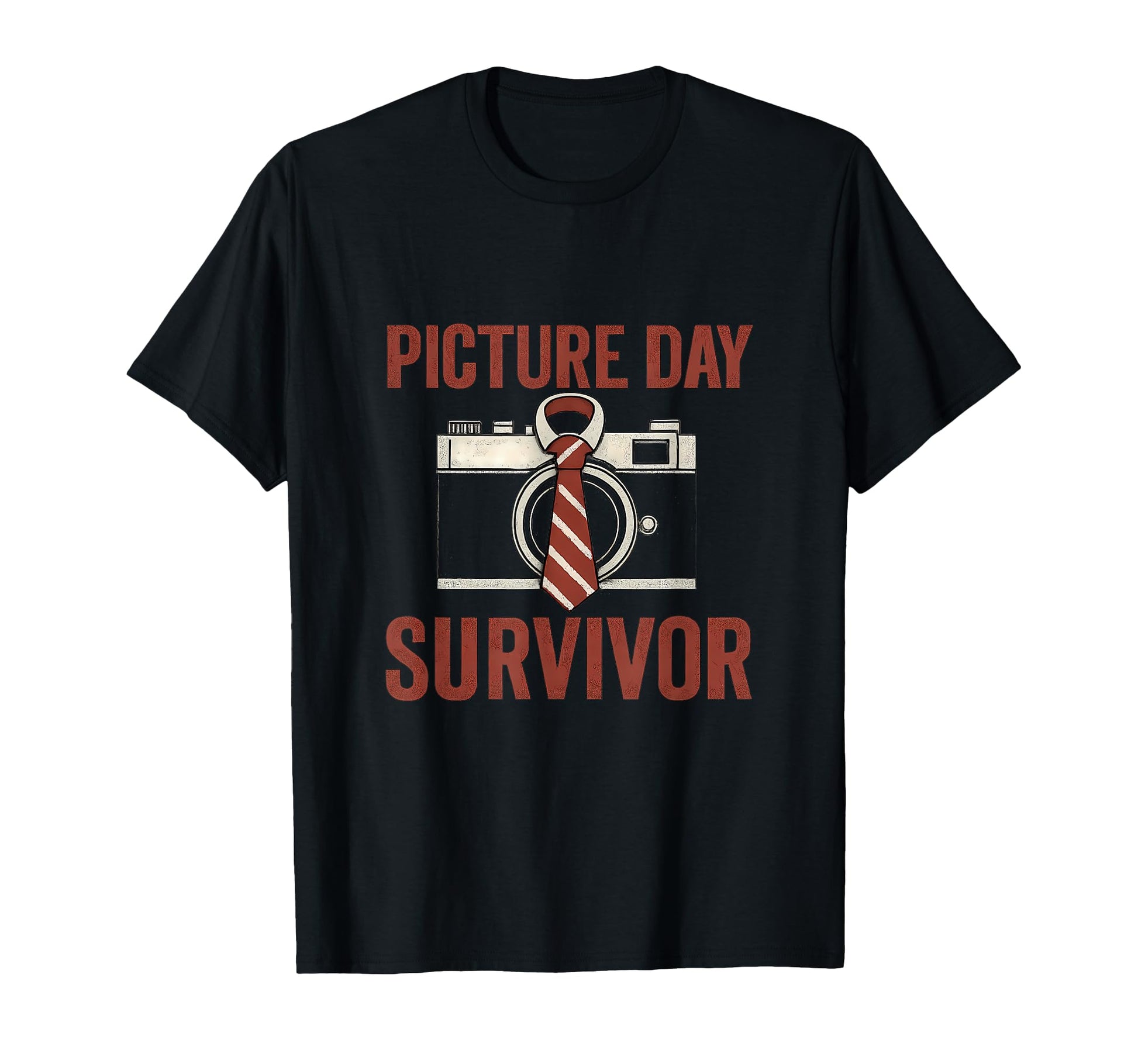 Picture Day Survivor Camera T-Shirt - Unique Graphic for Adults - T-Shirt, Sweatshirt, Hoodie