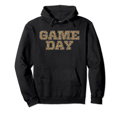 Game Day Leopard Animal Sports Soccer Hoodie - Trendy Graphic for Adults - T-Shirt, Sweatshirt, Hoodie